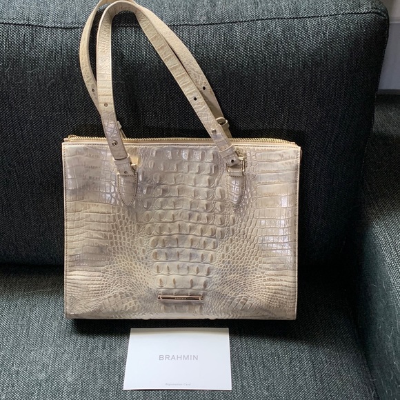 Brahmin Handbags - Brahmin Anywhere Tote- Topaz Melbourne